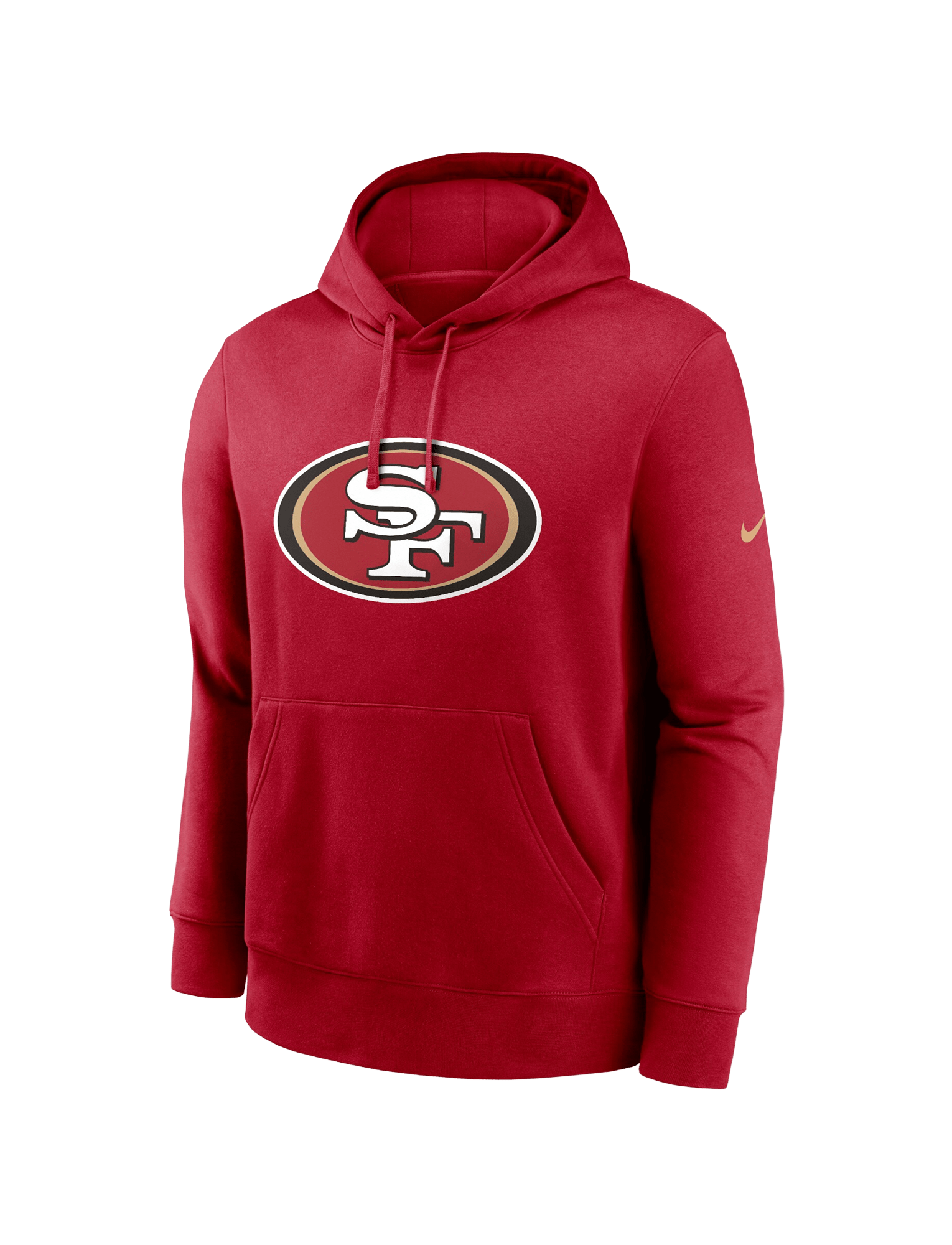 San Francisco 49ers Nike NFL Club Logo Hoodie Jumper - Red