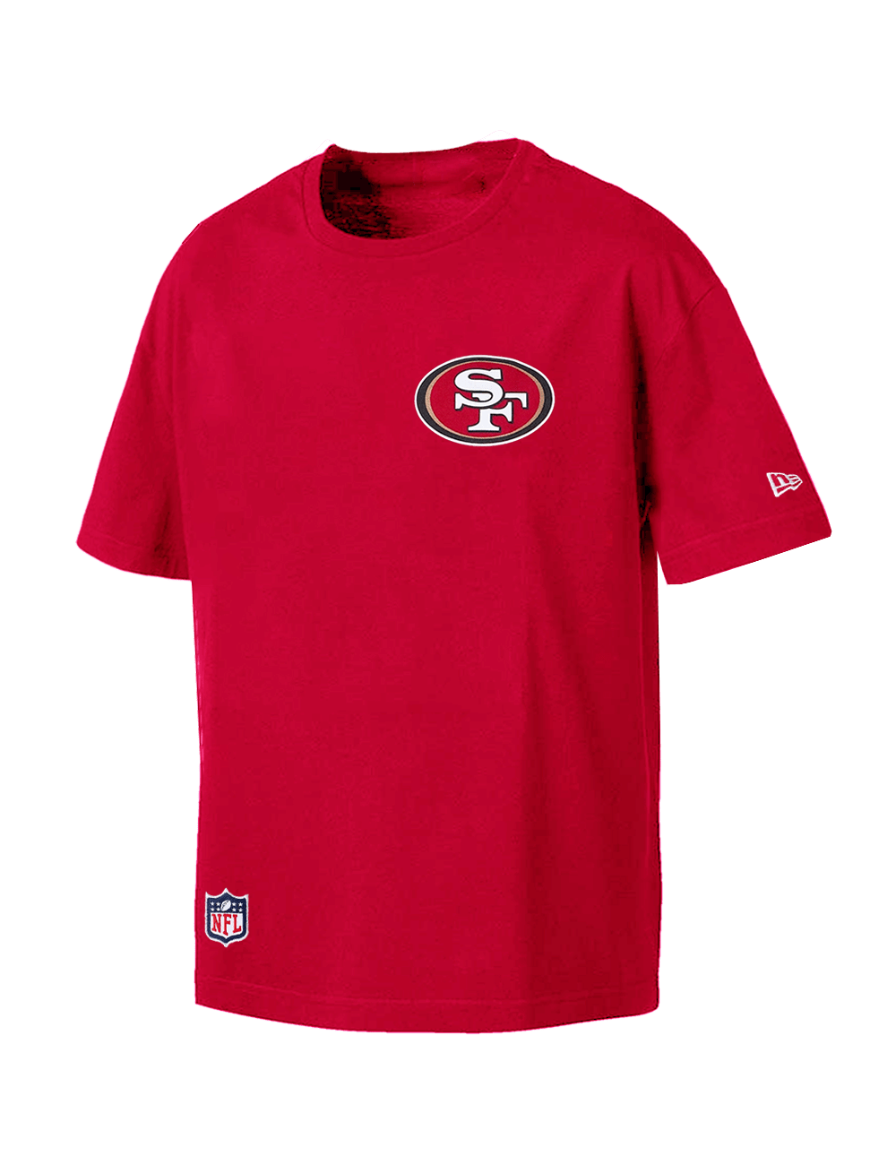 San Francisco 49ers New Era NFL Graphic Hit Oversized T-Shirt - Red