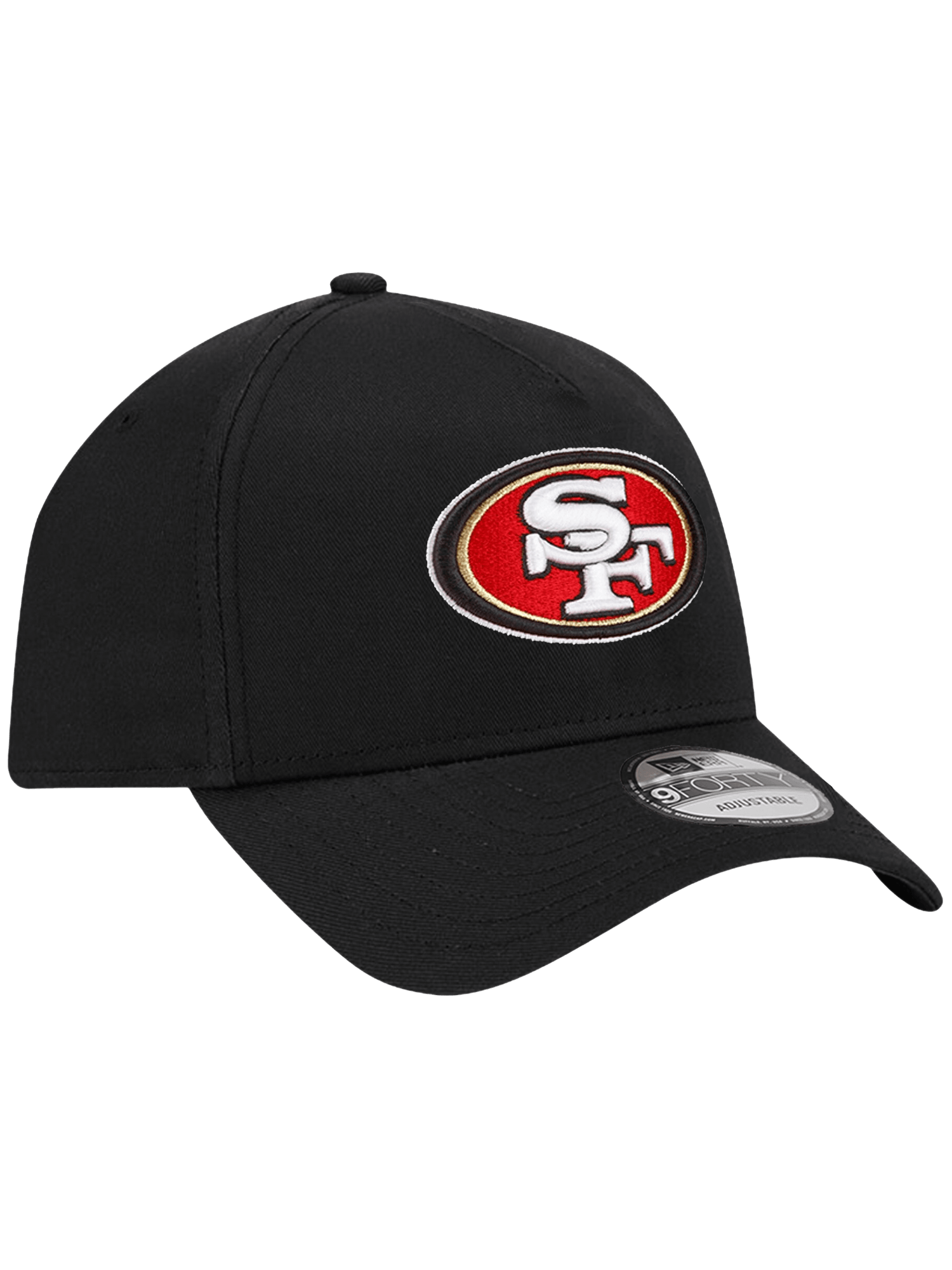 San Francisco 49ers New Era NFL Team 9FORTY A-Frame Snapback Hat - Black