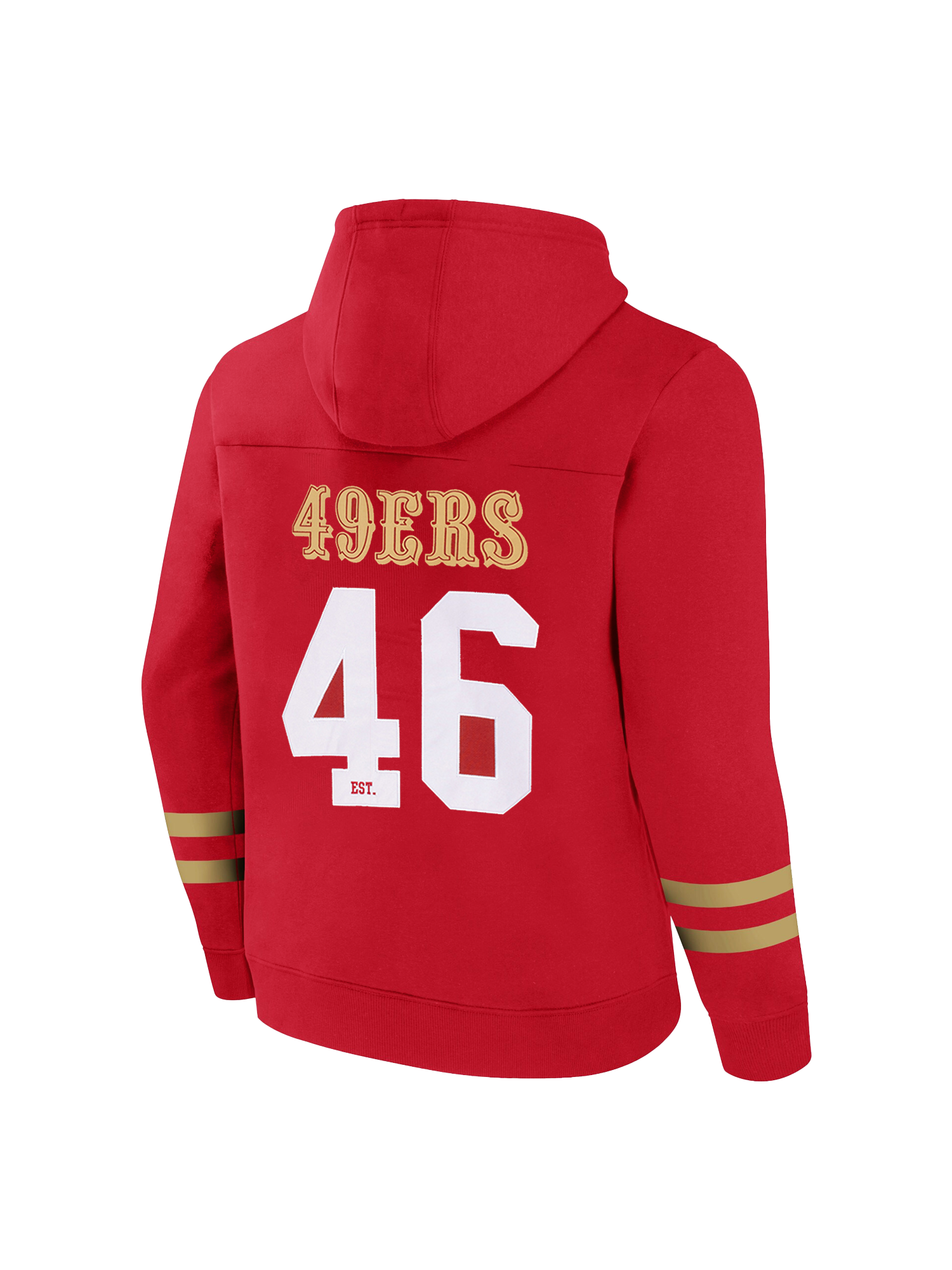 San Francisco 49ers NFL Foundation Panel Hoodie Jumper - Red
