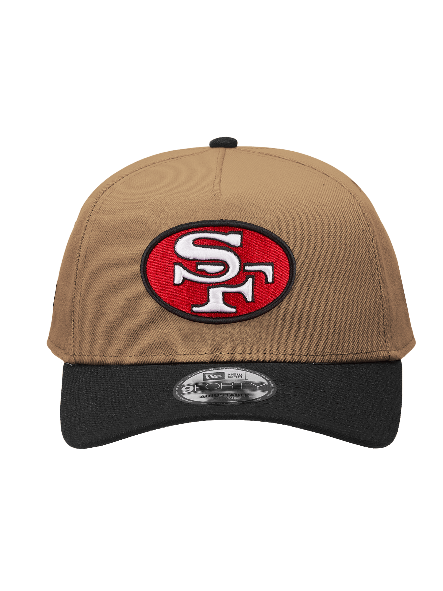 San Francisco 49ers New Era NFL Team 2T 9FORTY A-Frame Snapback Hat - Khaki