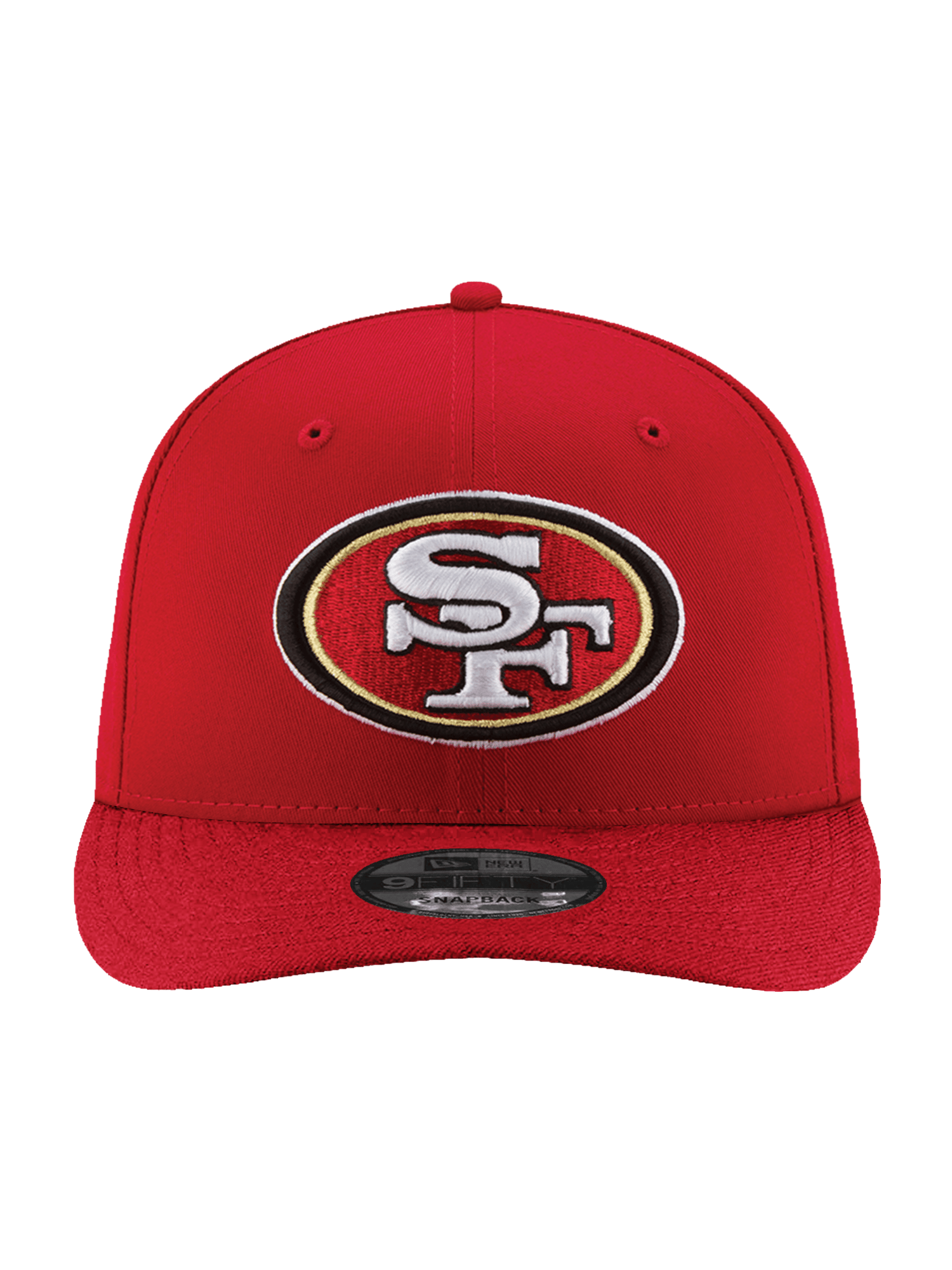 San Francisco 49ers New Era NFL Team 9FIFTY Pre-Curved Snapback Hat - Red