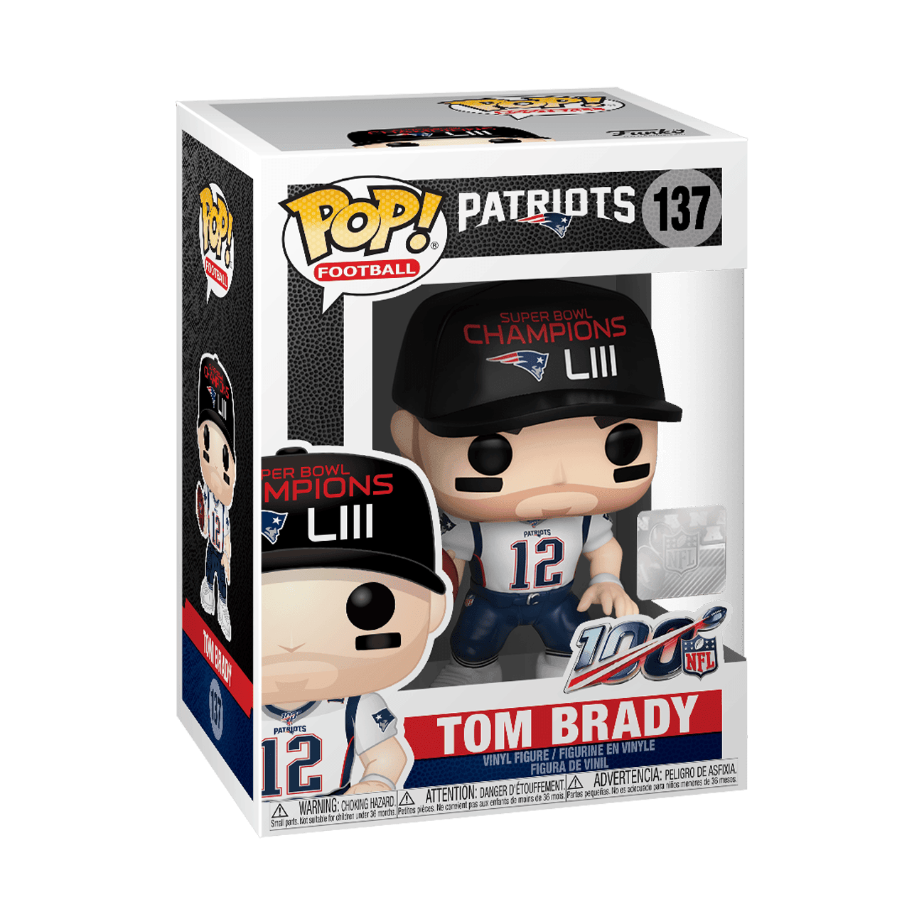 Tom Brady New England Patriots NFL Funko Pop Vinyl SB Champ 3.75" Figure