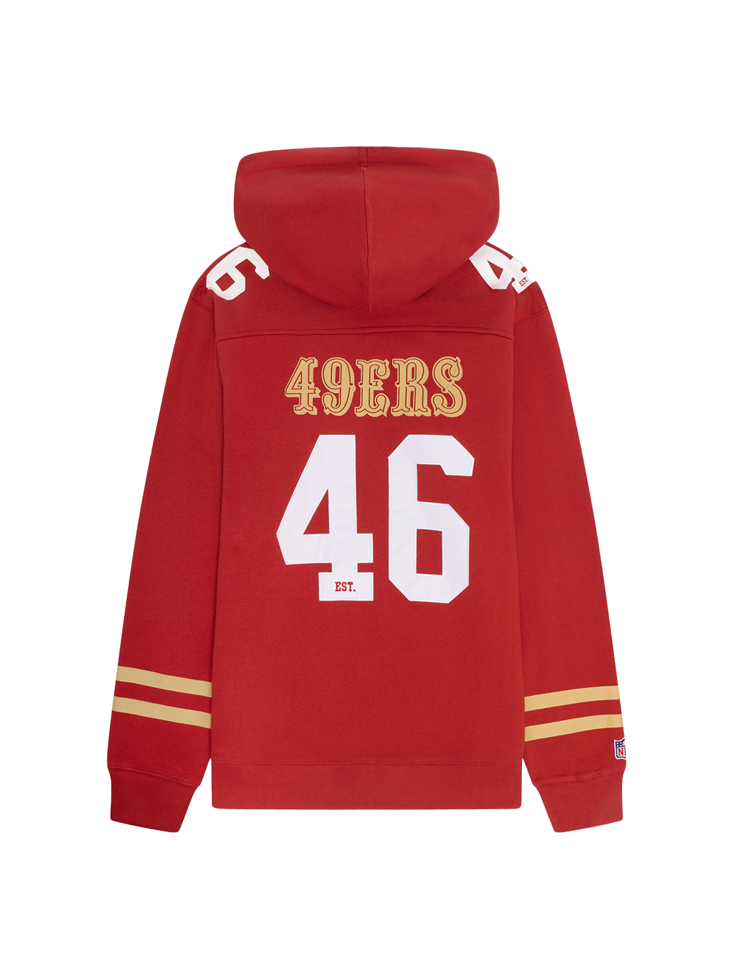 San Francisco 49ers NFL Foundation Panel Hoodie Jumper - Red