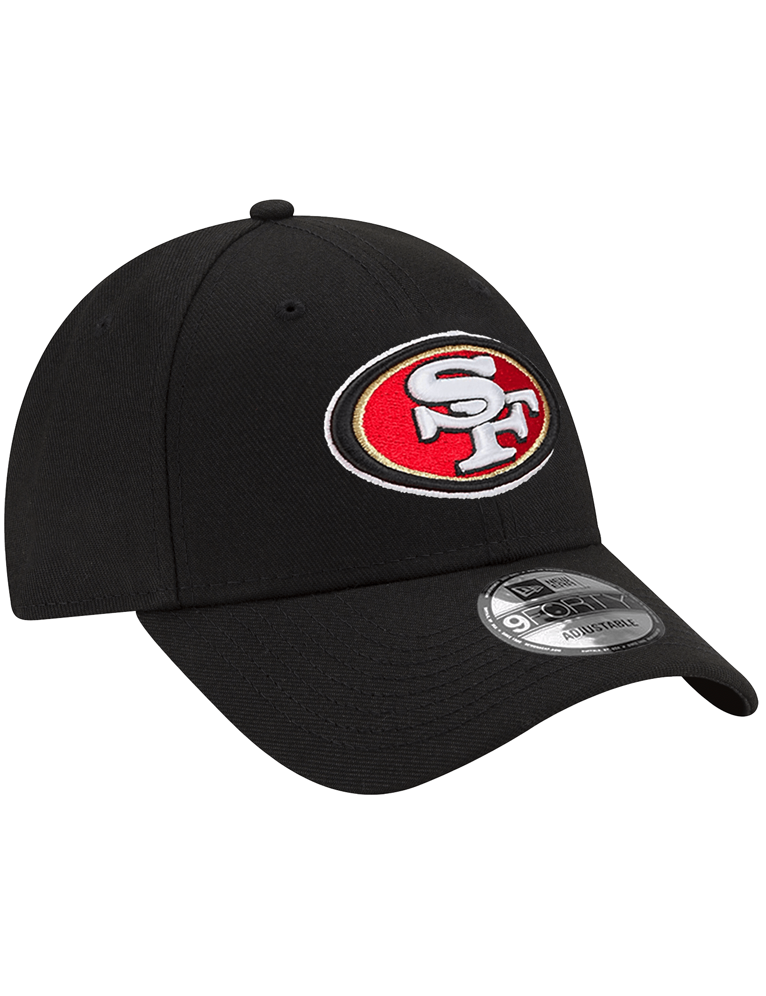 San Francisco 49ers New Era NFL Team 9FORTY Snapback Hat - Black