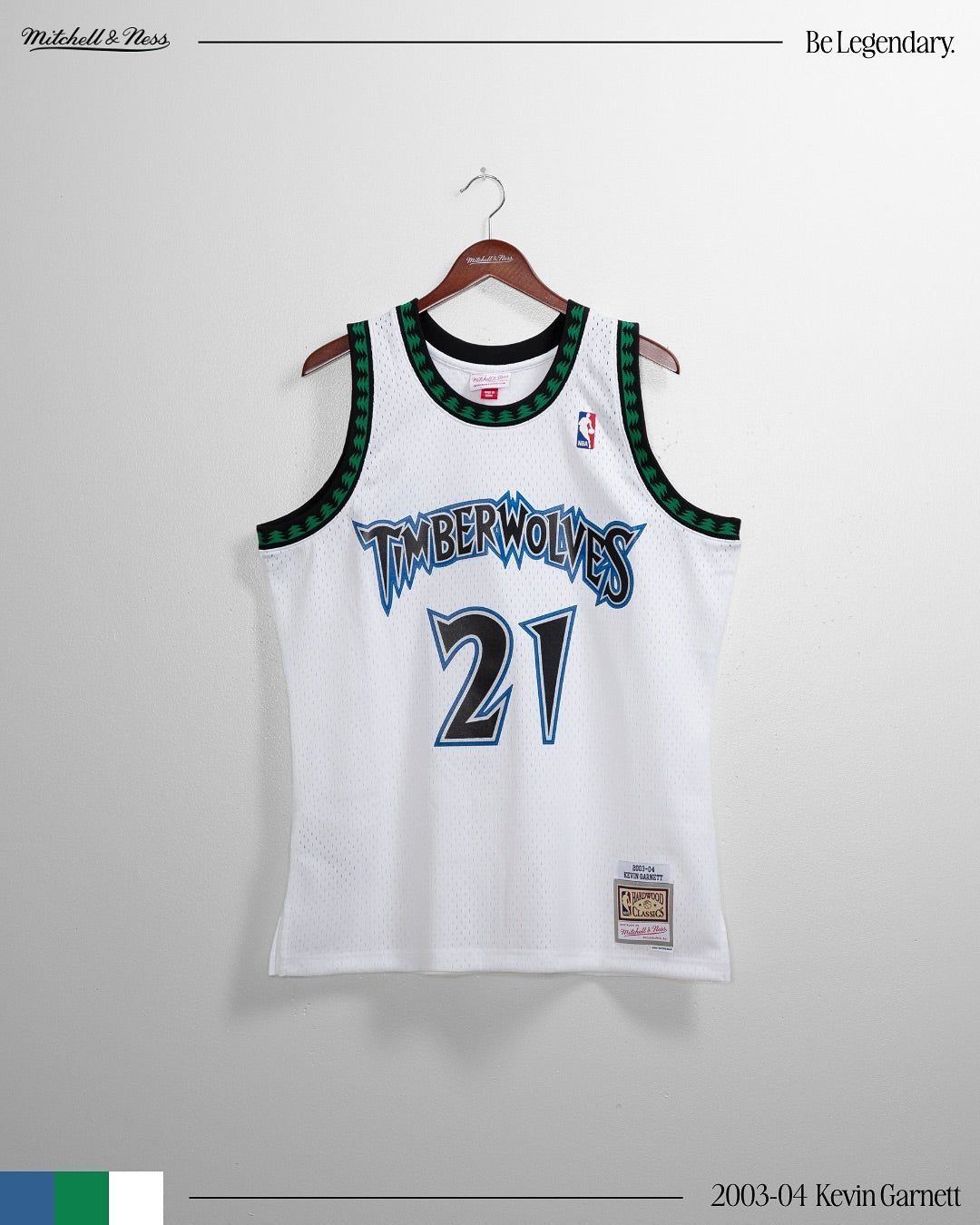 Kevin Garnett Minnesota Timberwolves Mitchell & Ness NBA 03-04 Swingman Jersey - White