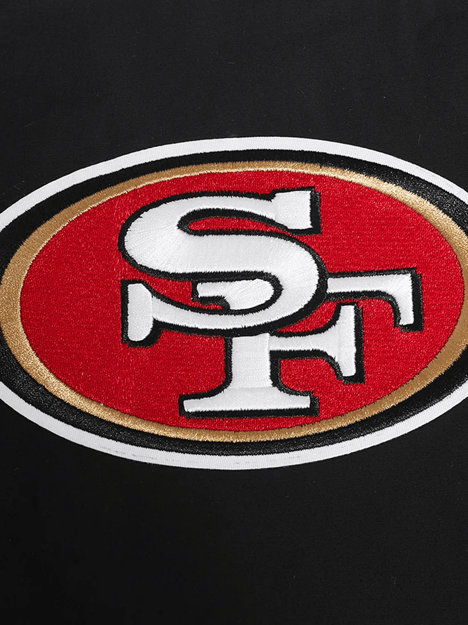 San Francisco 49ers Pro Standard NFL Icon Drop Shoulder Hoodie Jumper - Black