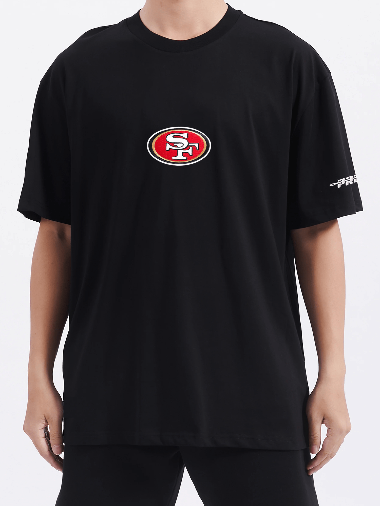 San Francisco 49ers Pro Standard NFL Icon Drop Shoulder T-Shirt - Black