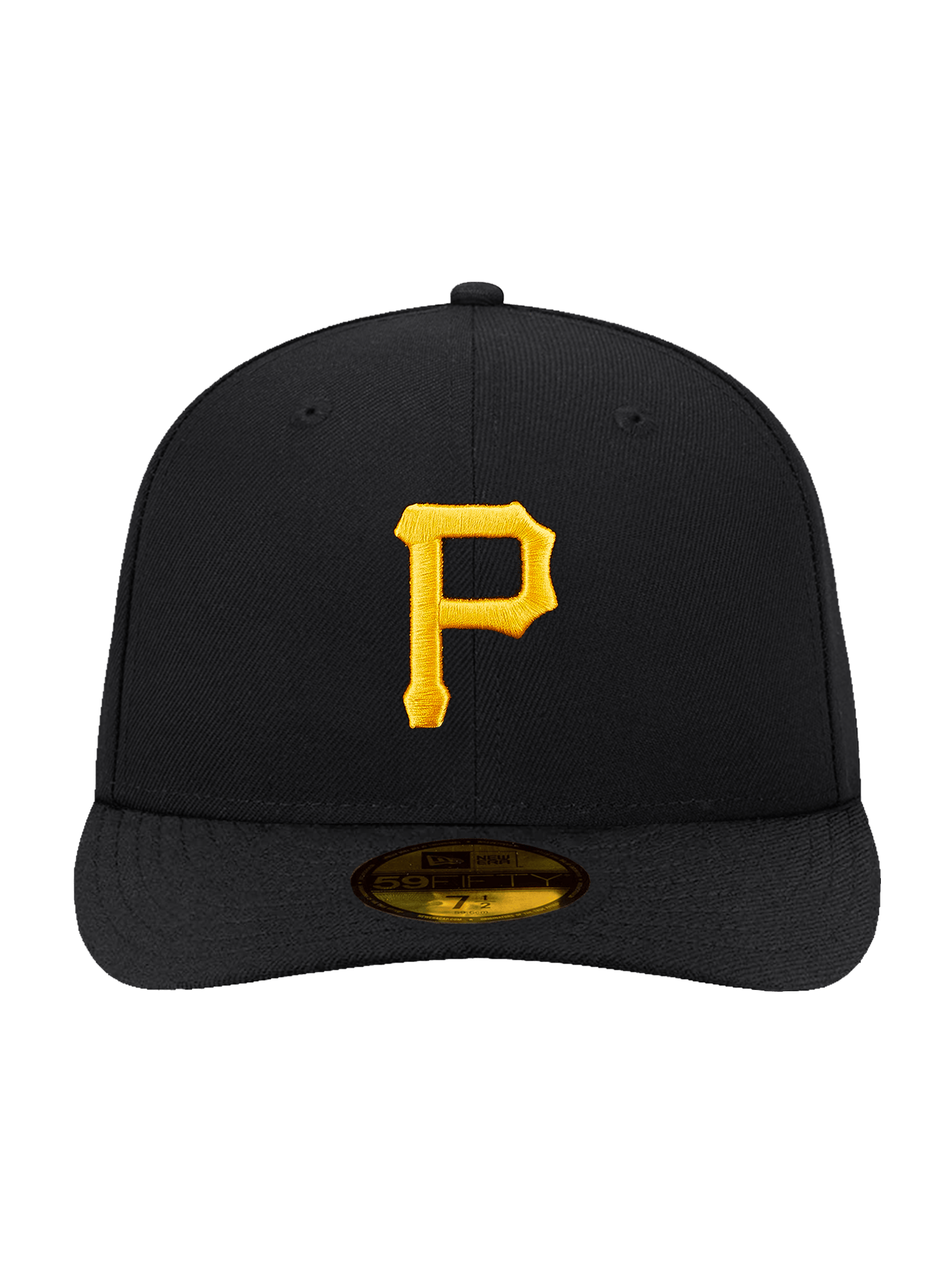 Pittsburgh Pirates New Era MLB AC On-Field Pre-Curved 59FIFTY Fitted Hat - Black
