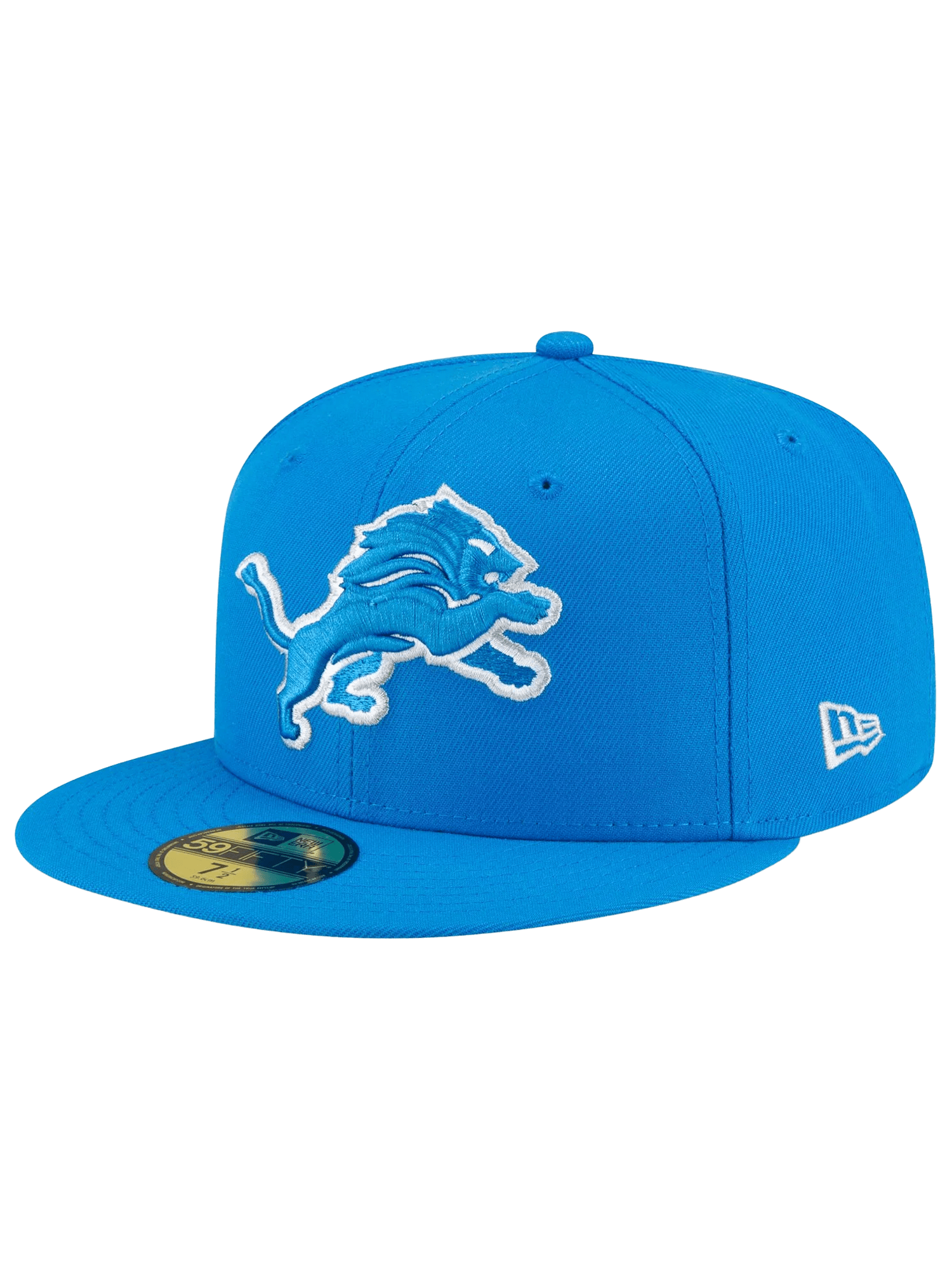 Detroit Lions New Era NFL Team 59FIFTY Fitted Hat - Blue