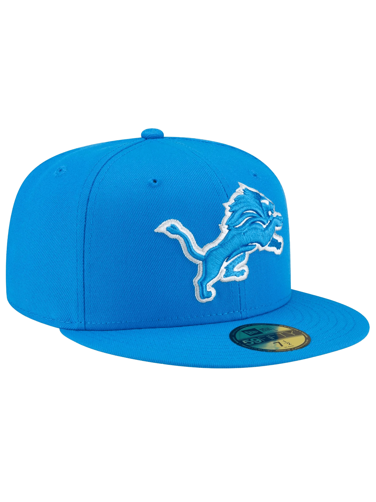 Detroit Lions New Era NFL Team 59FIFTY Fitted Hat - Blue