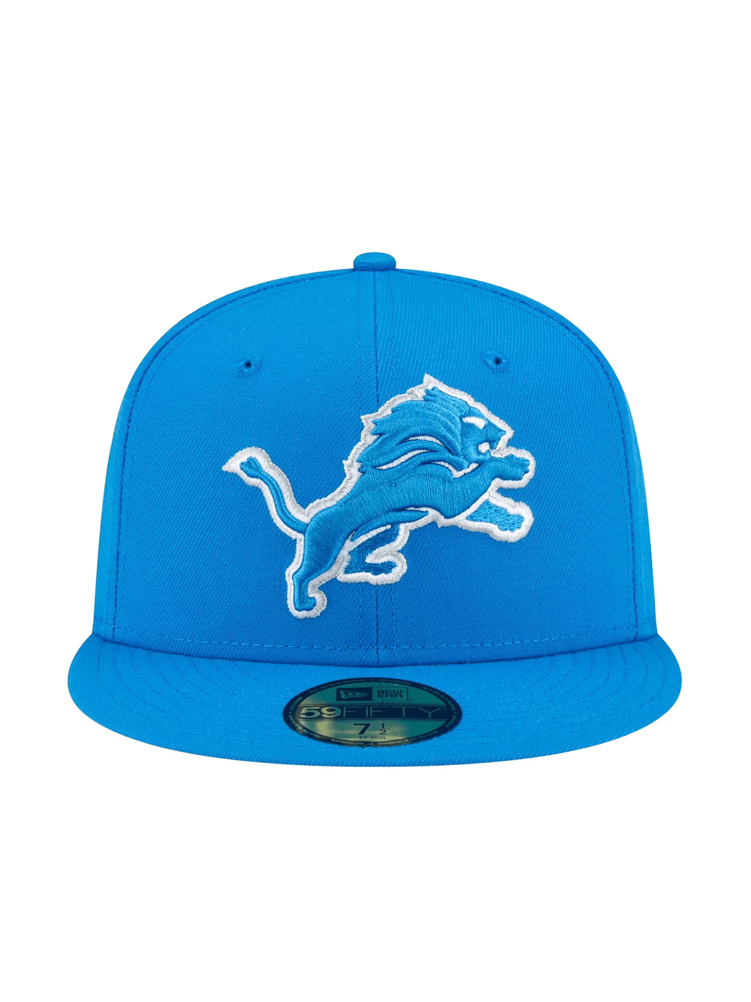 Detroit Lions New Era NFL Team 59FIFTY Fitted Hat - Blue