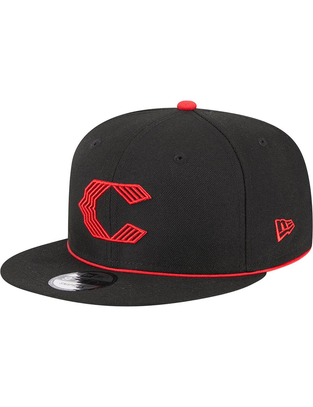 Cincinnati Reds New Era MLB City Connect 9FIFTY Snapback Hat - Black