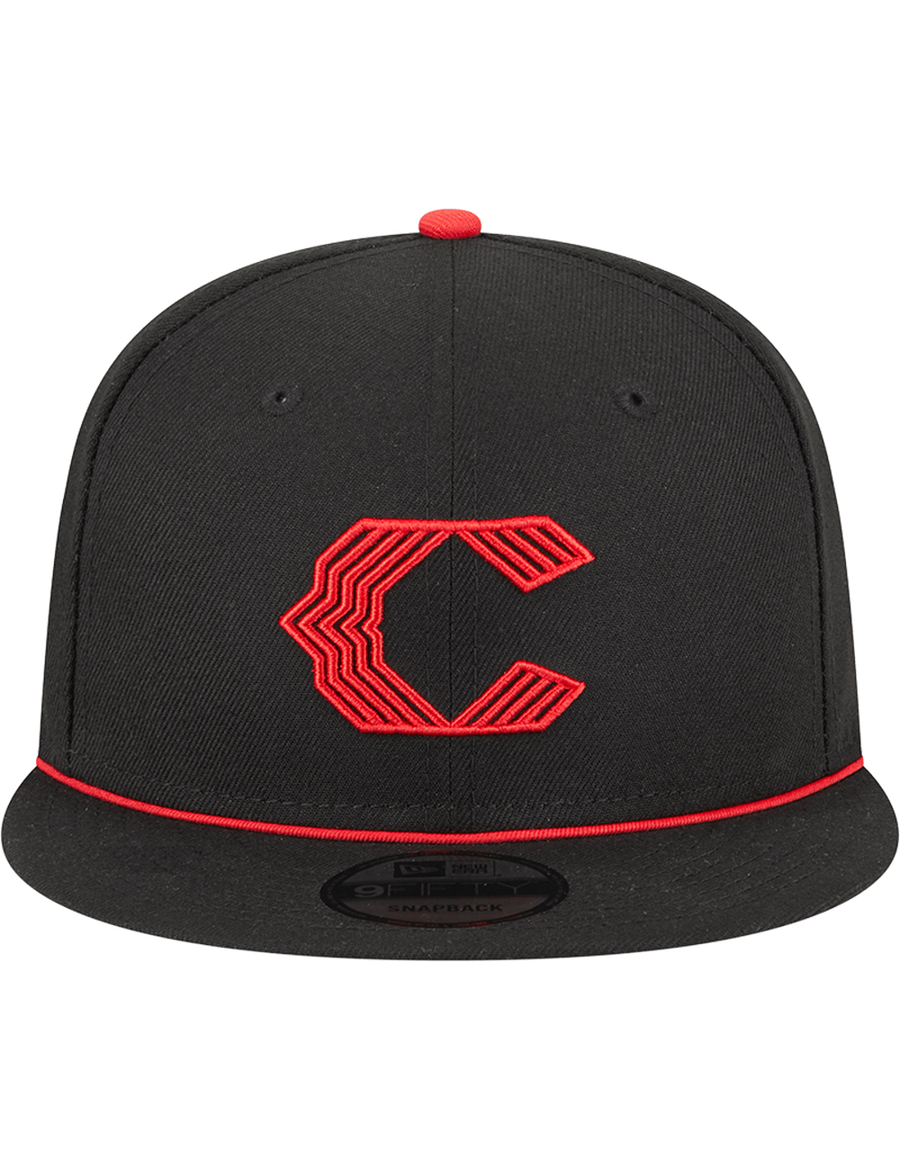 Cincinnati Reds New Era MLB City Connect 9FIFTY Snapback Hat - Black