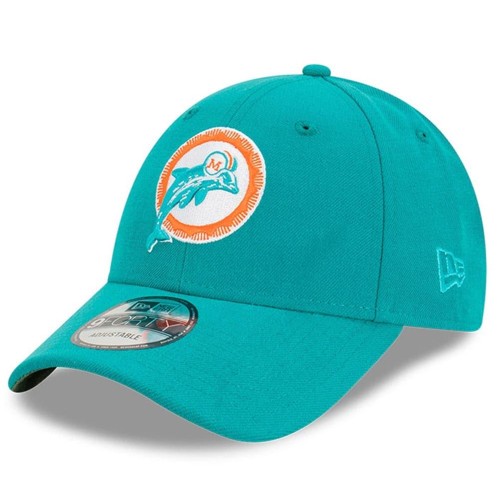 Miami Dolphins New Era NFL Historic 9TWENTY Strapback Hat - Teal