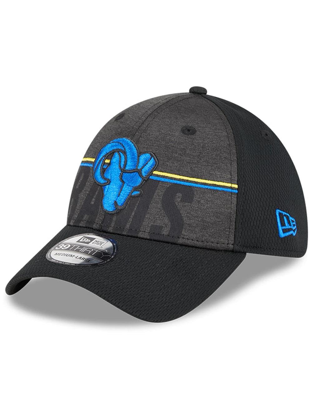 Los Angeles Rams New Era NFL 23 Training Camp 39THIRTY Stretch-Fit Hat - Black