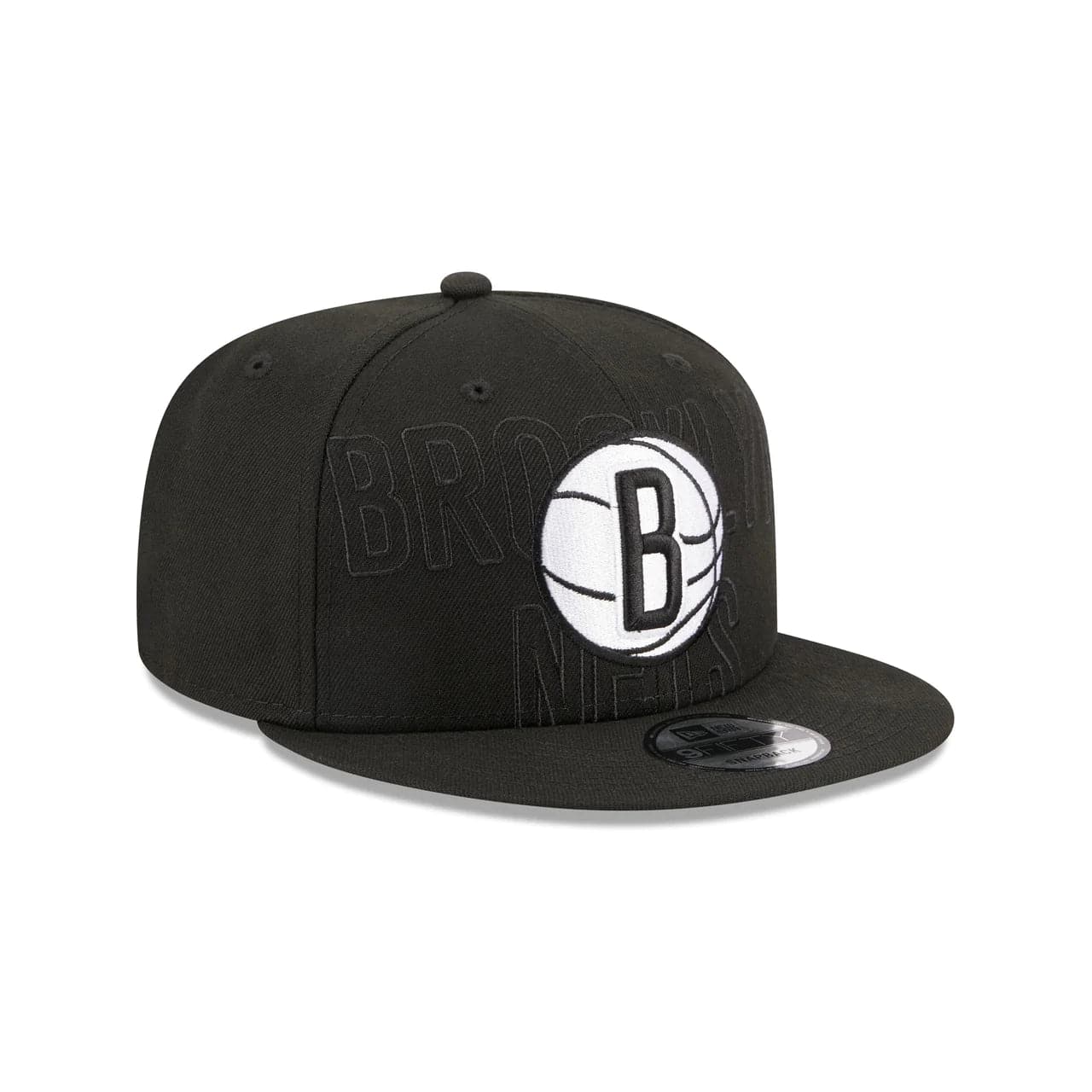 Youths Brooklyn Nets New Era NBA 23 Draft 9FIFTY Snapback Hat - Black