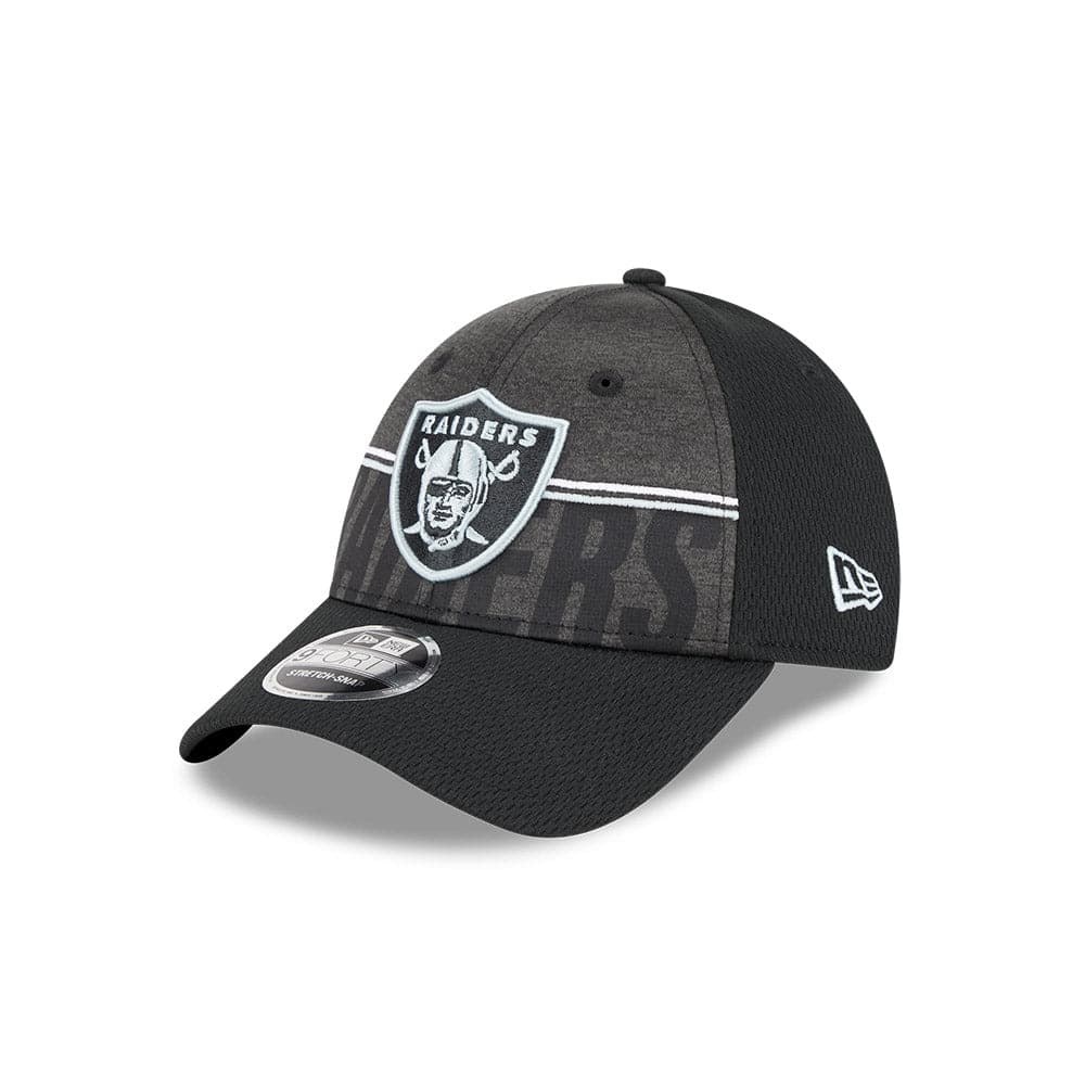 Youths Las Vegas Raiders New Era NFL 23 Training Camp 9FORTY Snapback Hat - Black