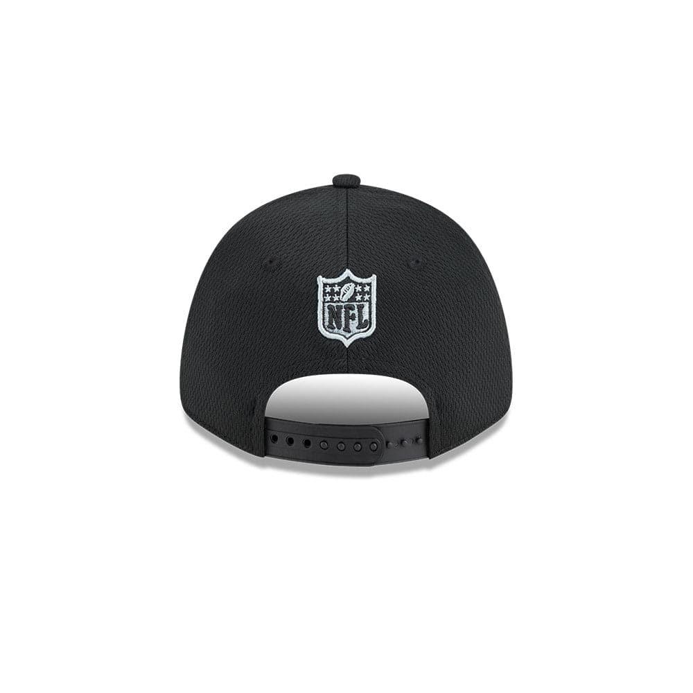 Youths Las Vegas Raiders New Era NFL 23 Training Camp 9FORTY Snapback Hat - Black