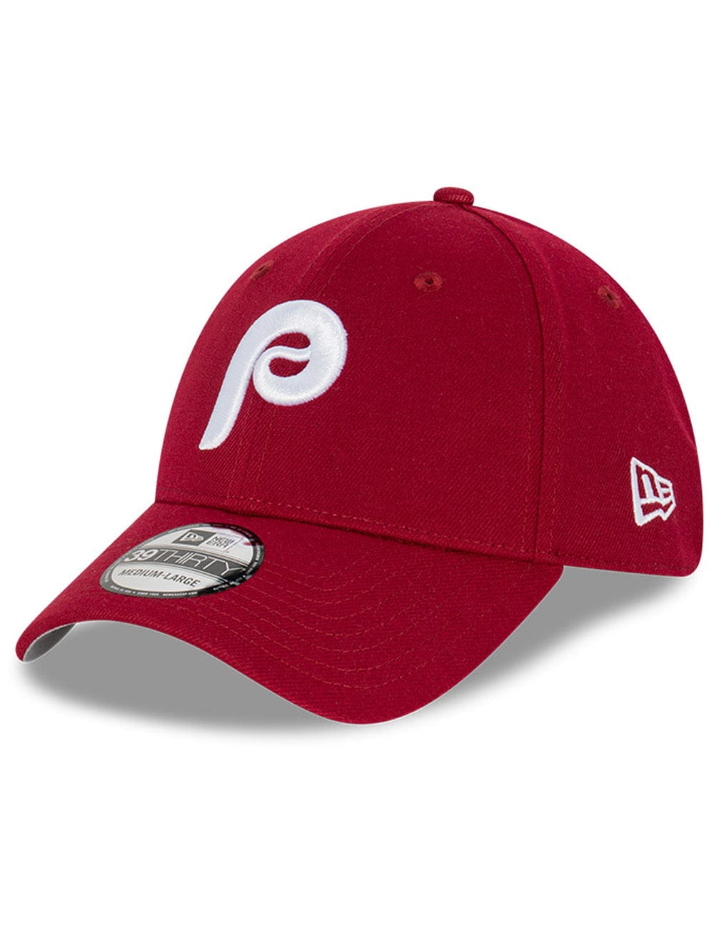Philadelphia Phillies New Era MLB Cooperstown 39THIRTY Stretch-Fit Hat - Maroon