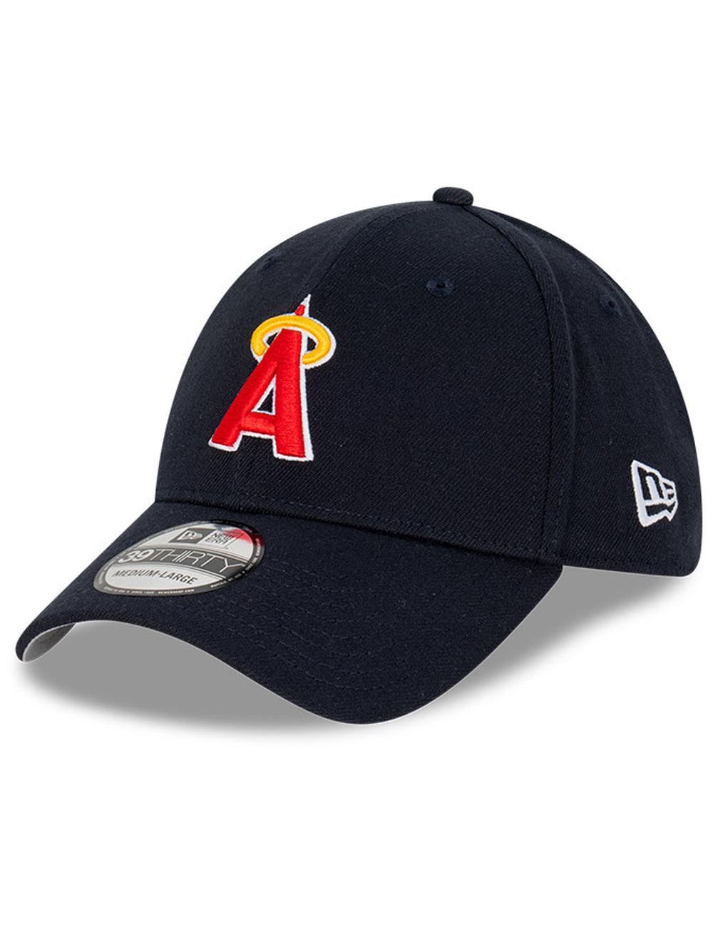 Los Angeles Angels New Era MLB Cooperstown 39THIRTY Stretch-Fit Hat - Navy