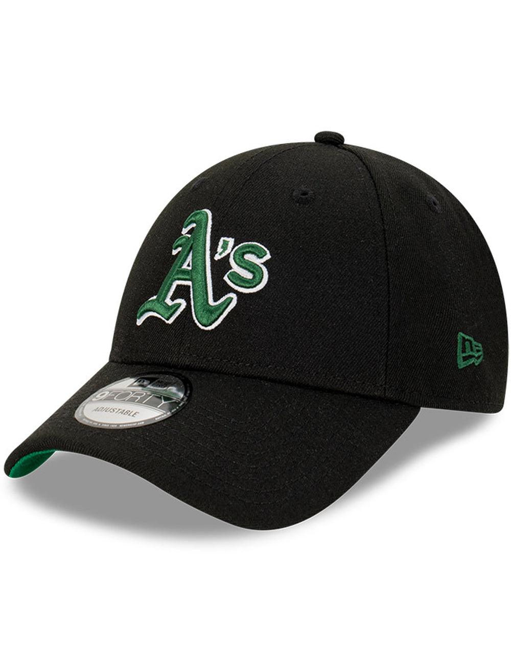 Oakland Athletics New Era MLB Black Classic 9FORTY Snapback Hat - Black