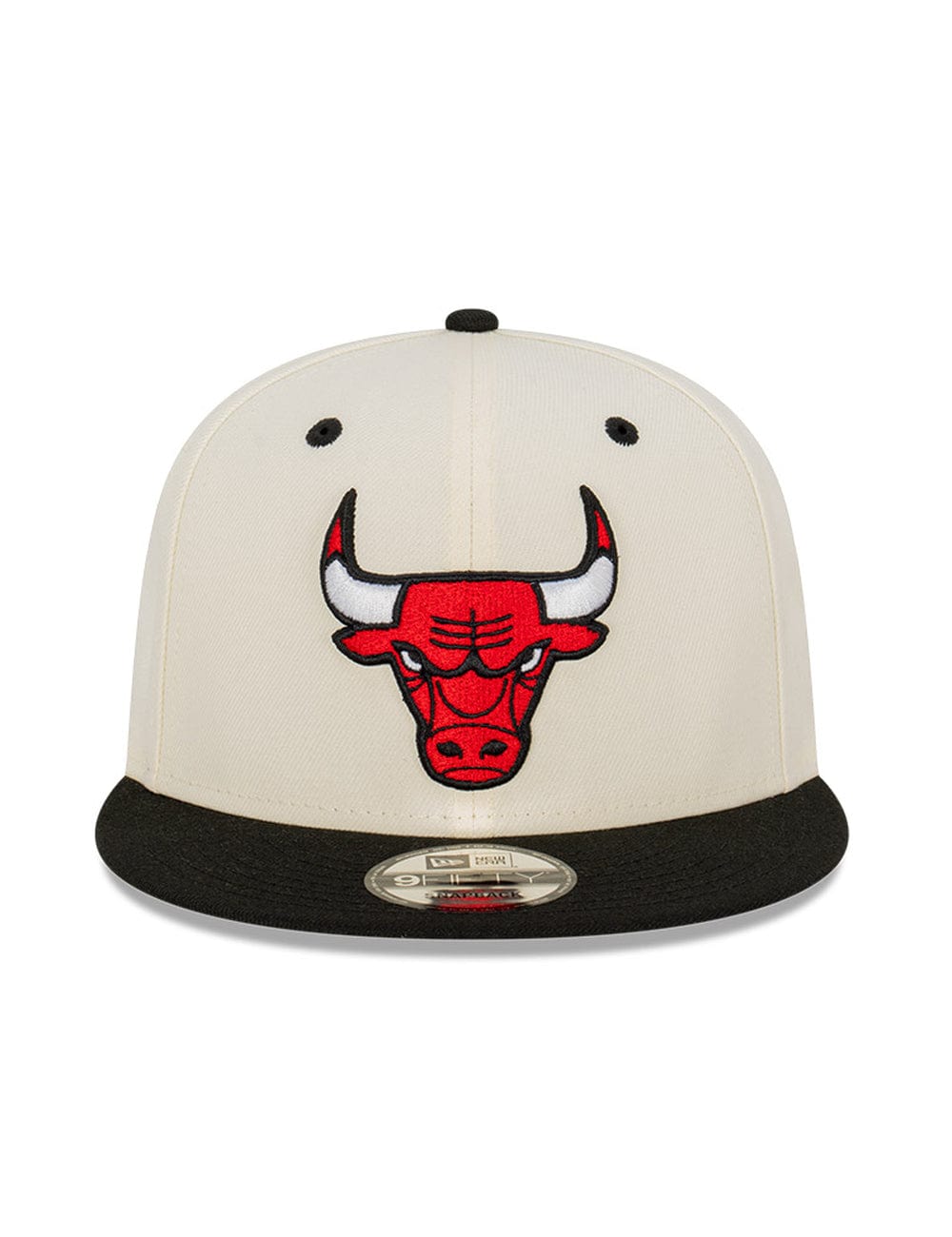 Chicago Bulls New Era NBA 2 Tone 9FIFTY Snapback Hat - Chrome White