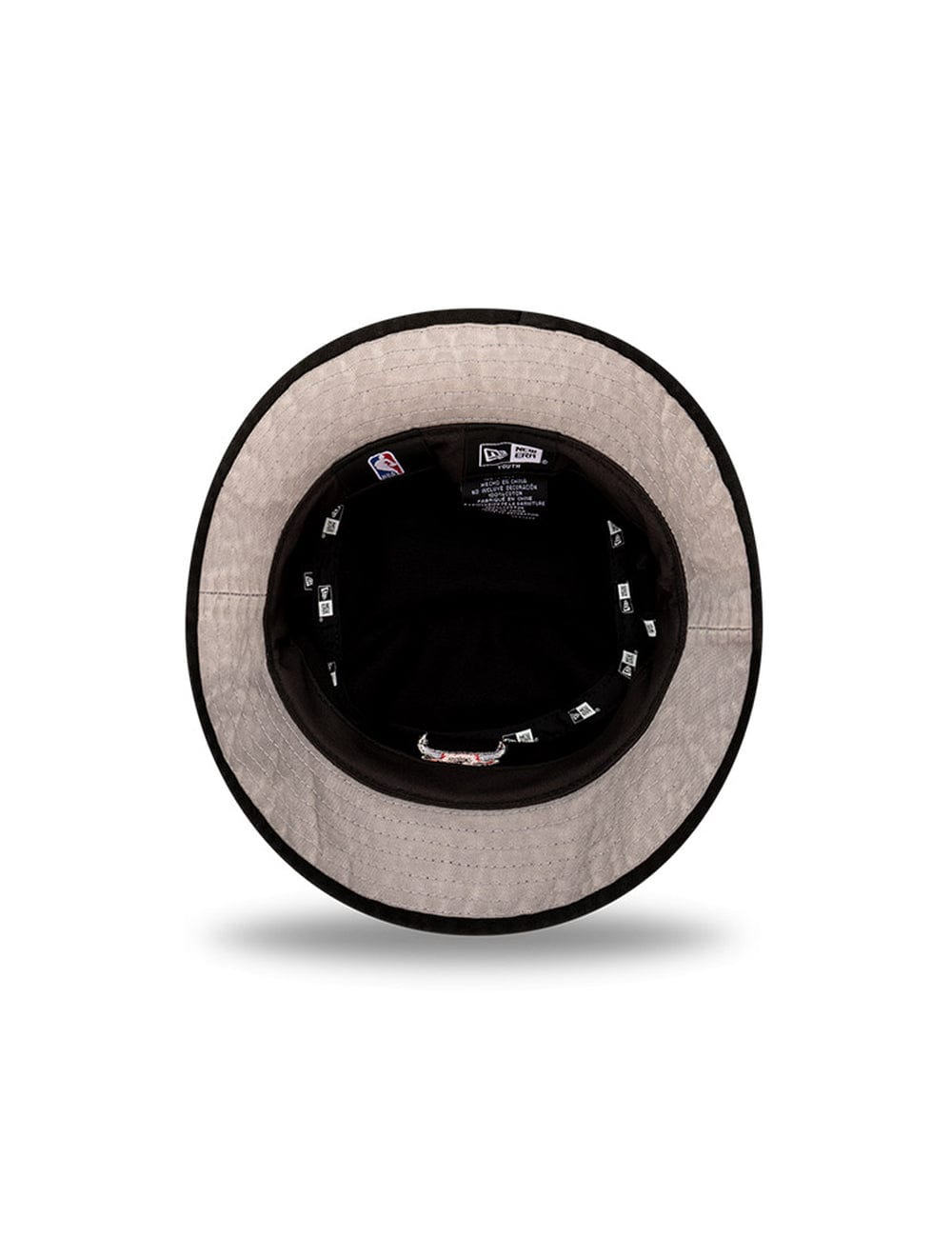 Chicago Bulls New Era NBA Ripstop Midi Bucket Hat - Black