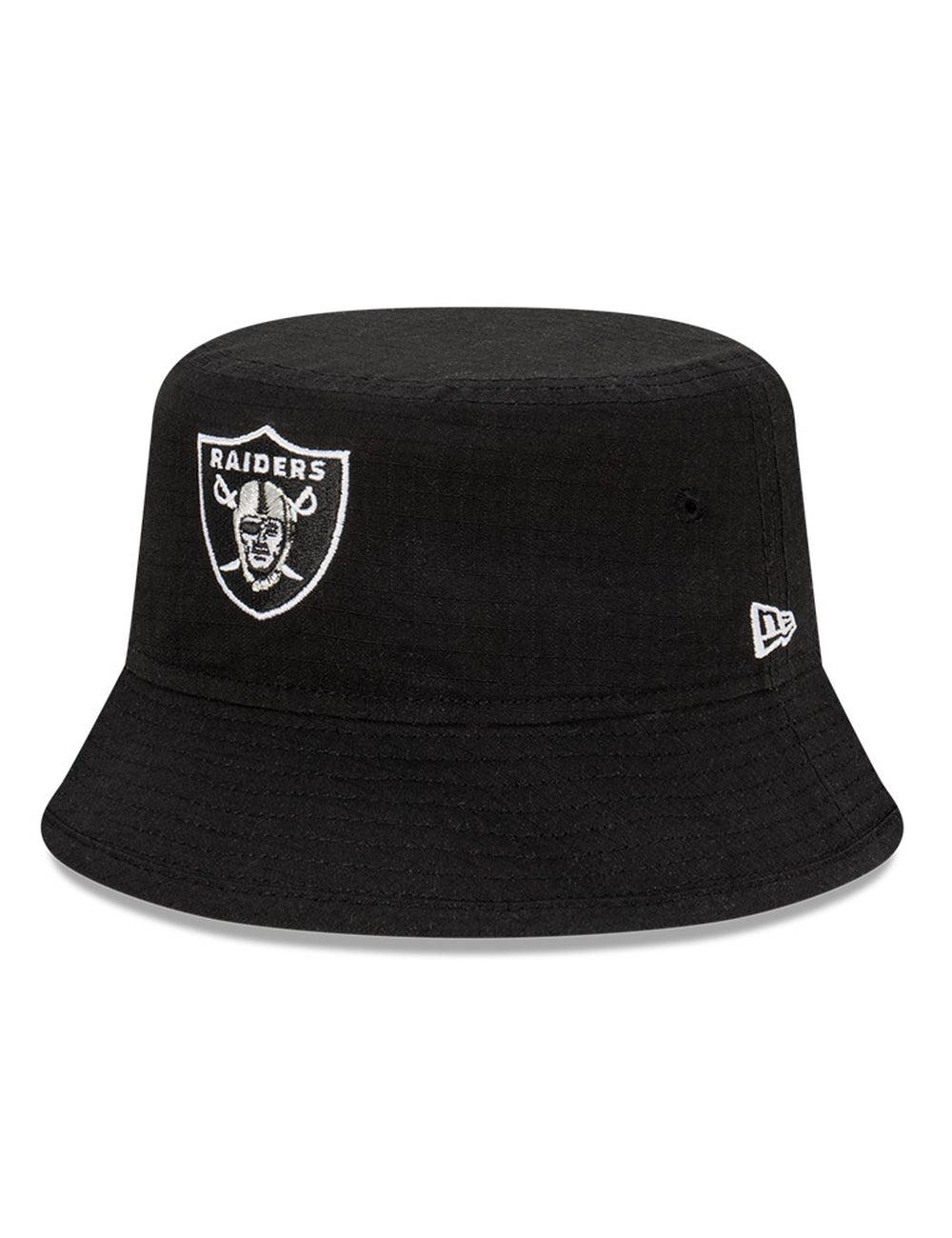 Las Vegas Raiders New Era NFL Ripstop Midi Bucket Hat - Black