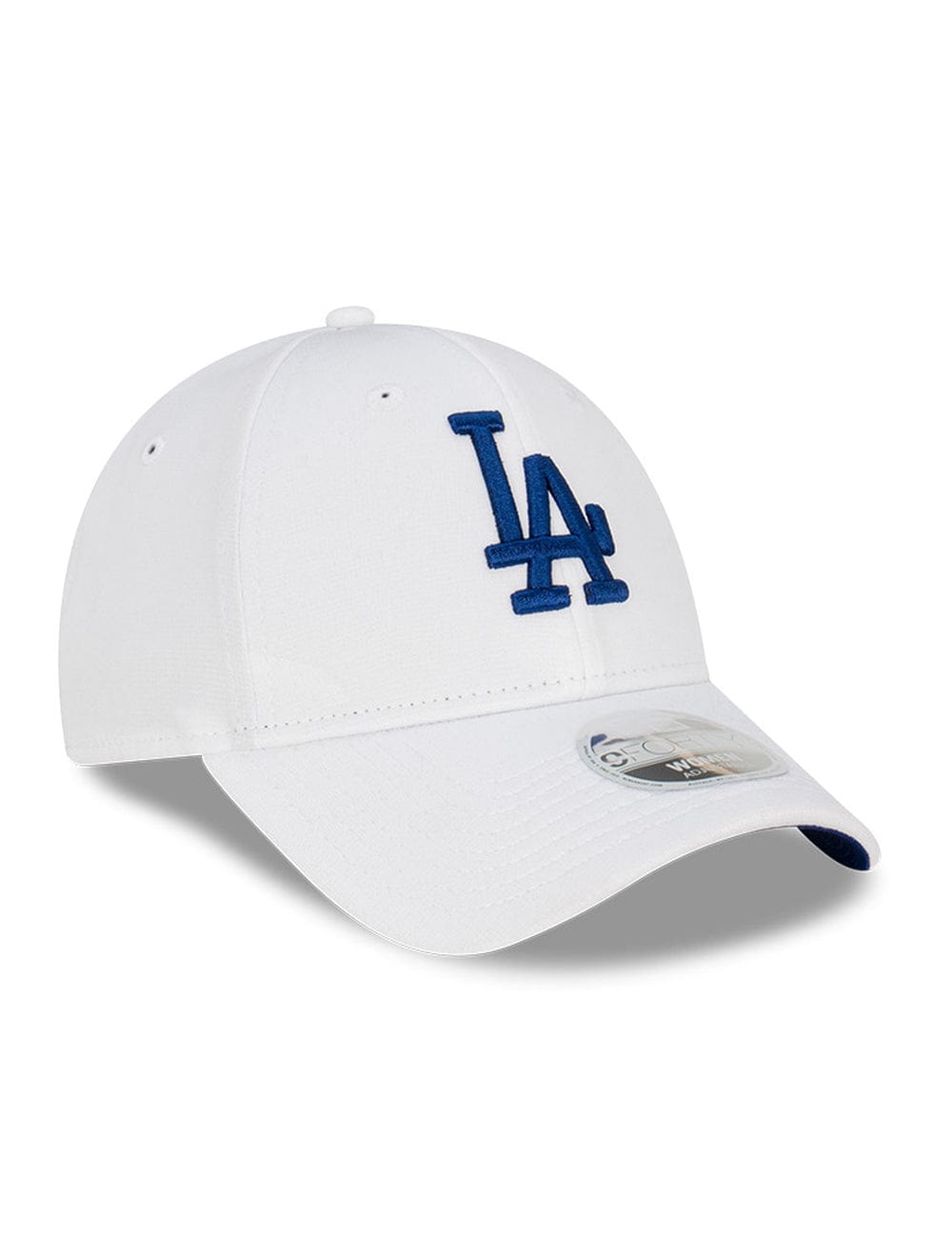 Womens Los Angeles Dodgers New Era MLB Optic Performance 9FORTY Strapback Hat - White