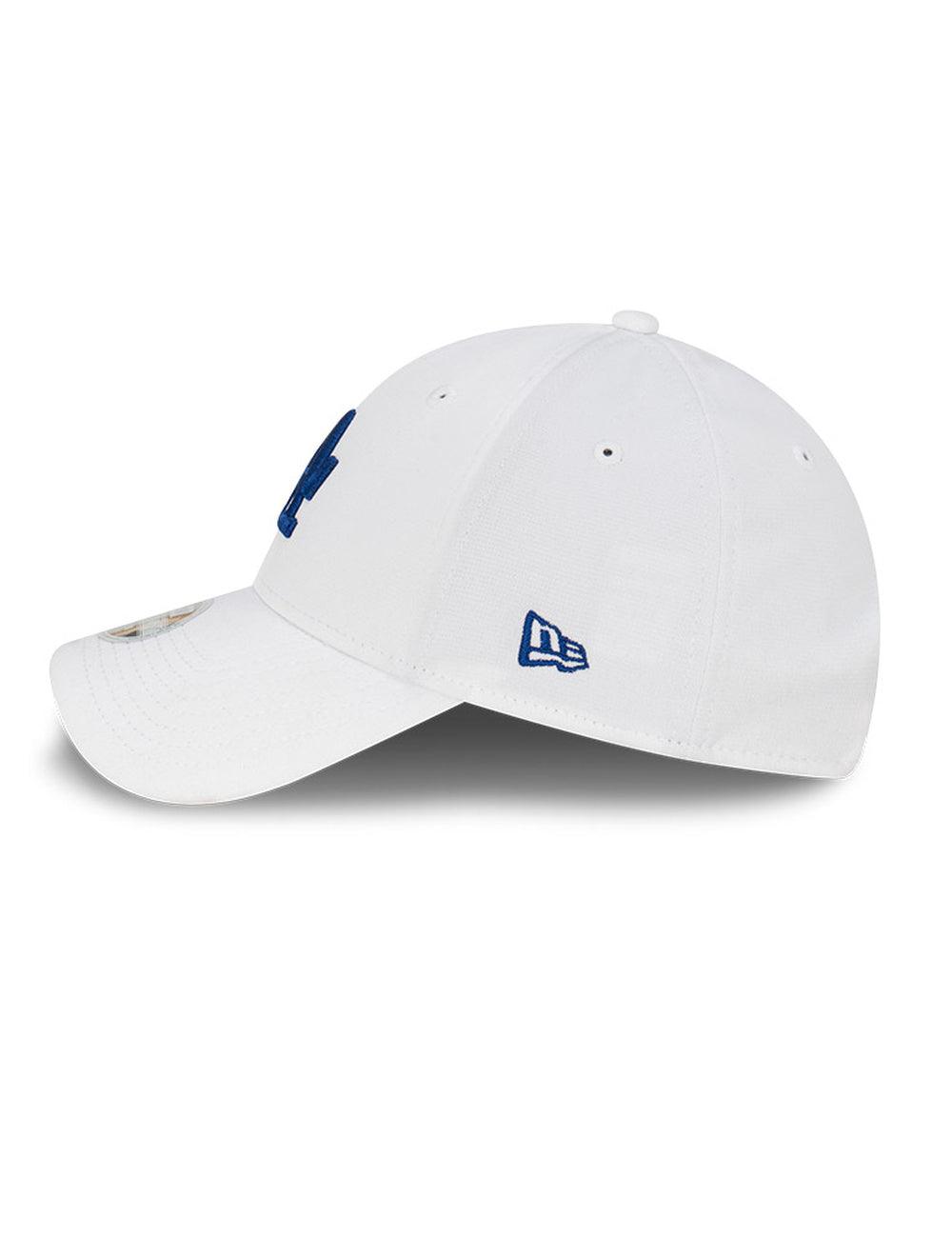 Womens Los Angeles Dodgers New Era MLB Optic Performance 9FORTY Strapback Hat - White