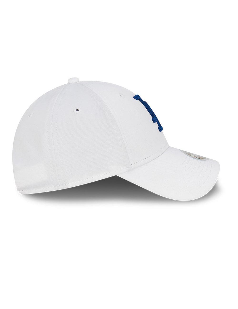 Womens Los Angeles Dodgers New Era MLB Optic Performance 9FORTY Strapback Hat - White