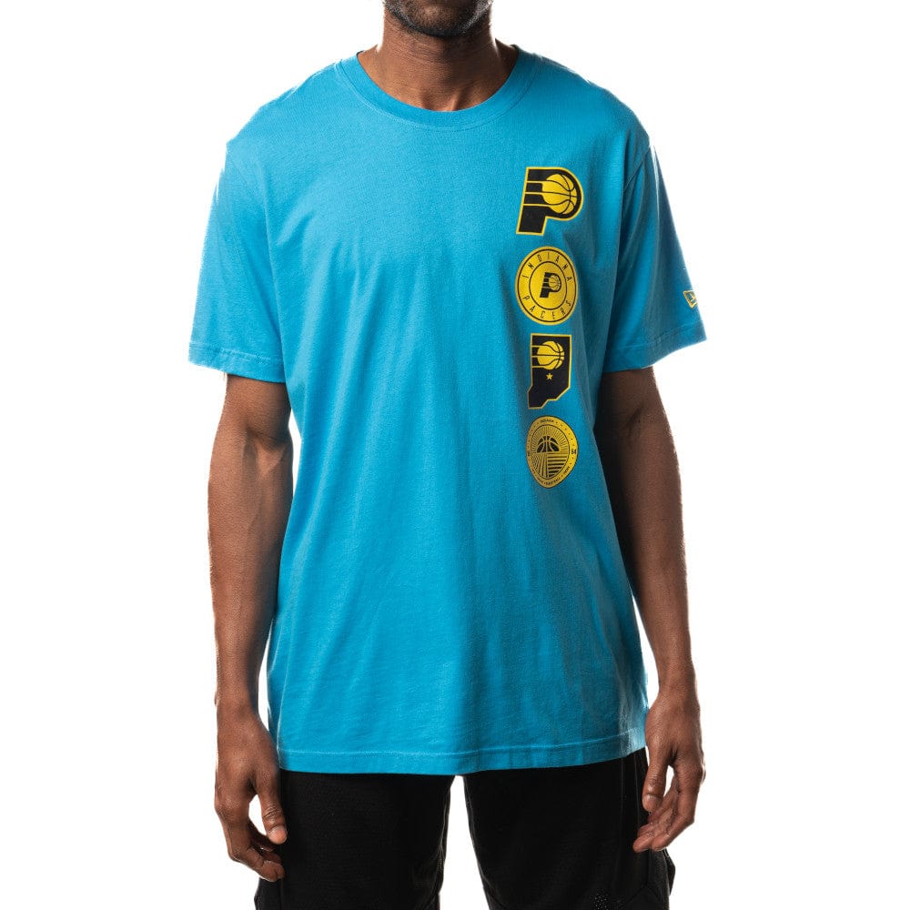 Indiana Pacers New Era NBA 24 City Edition T-Shirt - Blue