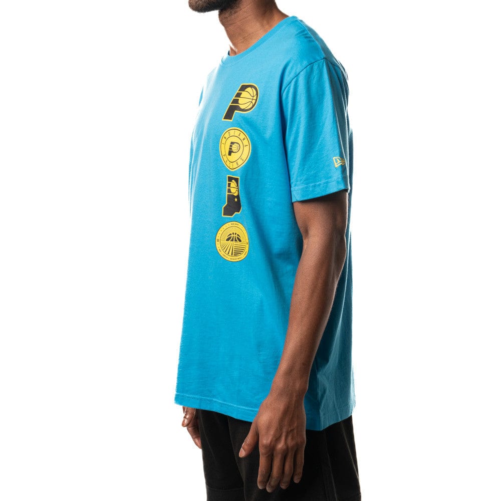 Indiana Pacers New Era NBA 24 City Edition T-Shirt - Blue