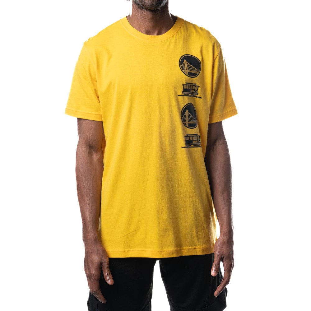 Golden State Warriors New Era NBA 24 City Edition T-Shirt - Yellow