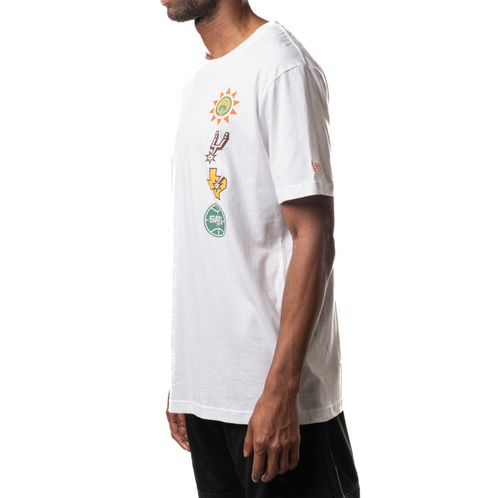San Antonio Spurs New Era NBA 24 City Edition T-Shirt - White