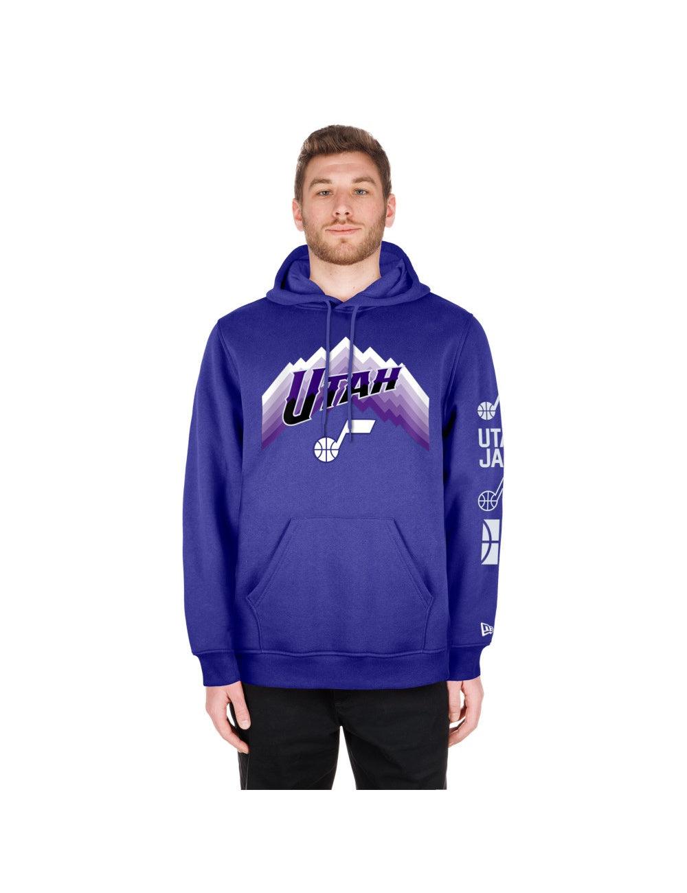 Utah Jazz New Era NBA 24 City Edition Hoodie Jumper - Purple