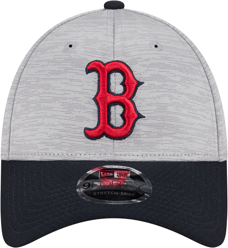 Boston Red Sox New Era MLB Team Active Digi-Tech 9FORTY Snapback Hat - Graphite Grey