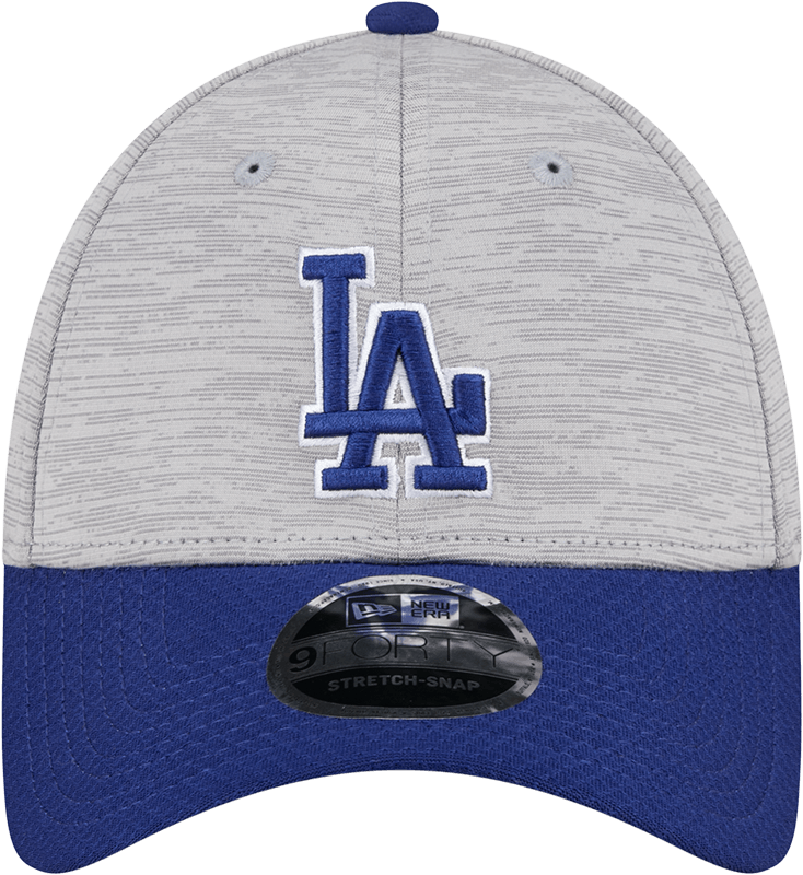 Los Angeles Dodgers New Era MLB Team Active Digi-Tech 9FORTY Snapback Hat - Graphite Grey