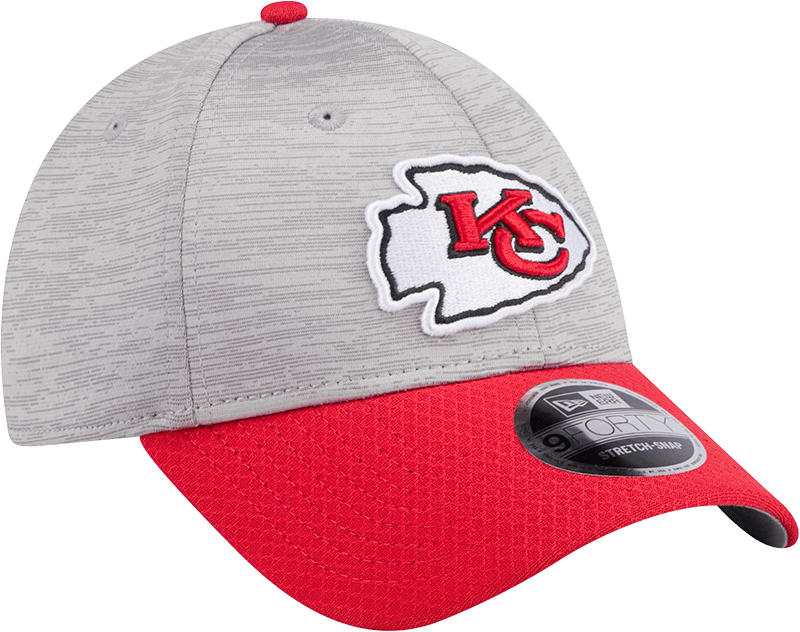Kansas City Chiefs New Era NFL Team Active Digi-Tech 9FORTY Snapback Hat - Graphite Grey