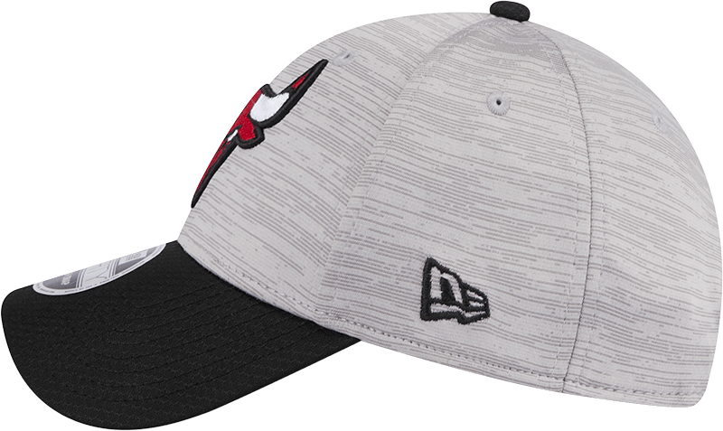 Chicago Bulls New Era NBA Team Active Digi-Tech 9FORTY Snapback Hat - Graphite Grey
