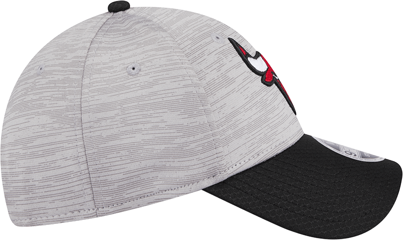 Chicago Bulls New Era NBA Team Active Digi-Tech 9FORTY Snapback Hat - Graphite Grey