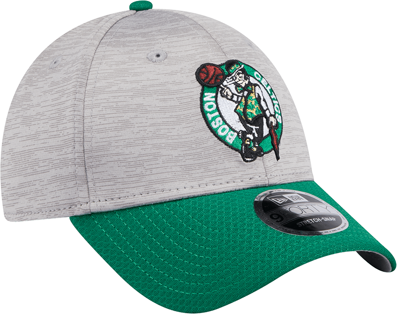 Boston Celtics New Era NBA Team Active Digi-Tech 9FORTY Snapback Hat - Graphite Grey