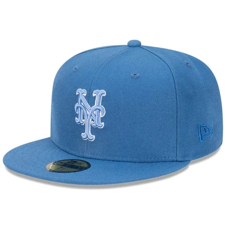 New York Mets New Era MLB Subway Series 59FIFTY Fitted Hat - Blue