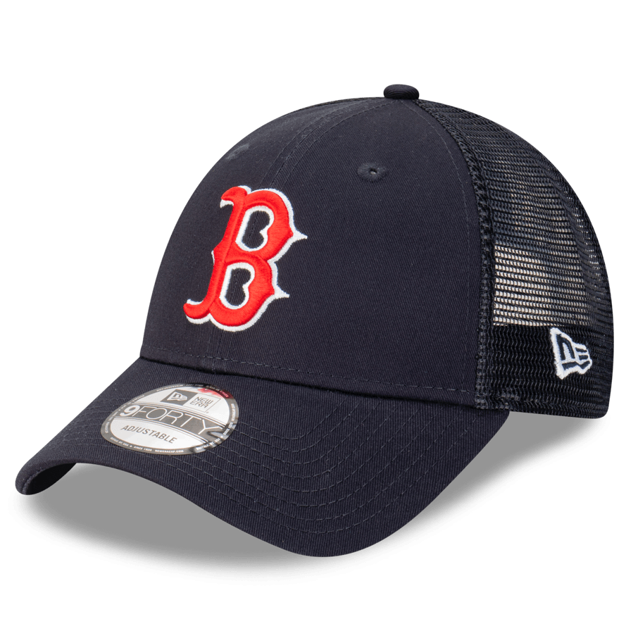 Boston Red Sox New Era MLB Team Trucker 9FORTY Snapback Hat - Navy