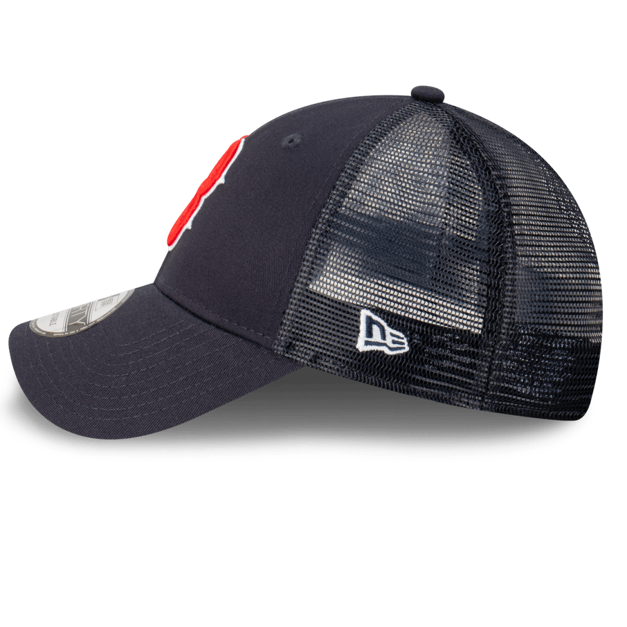 Boston Red Sox New Era MLB Team Trucker 9FORTY Snapback Hat - Navy