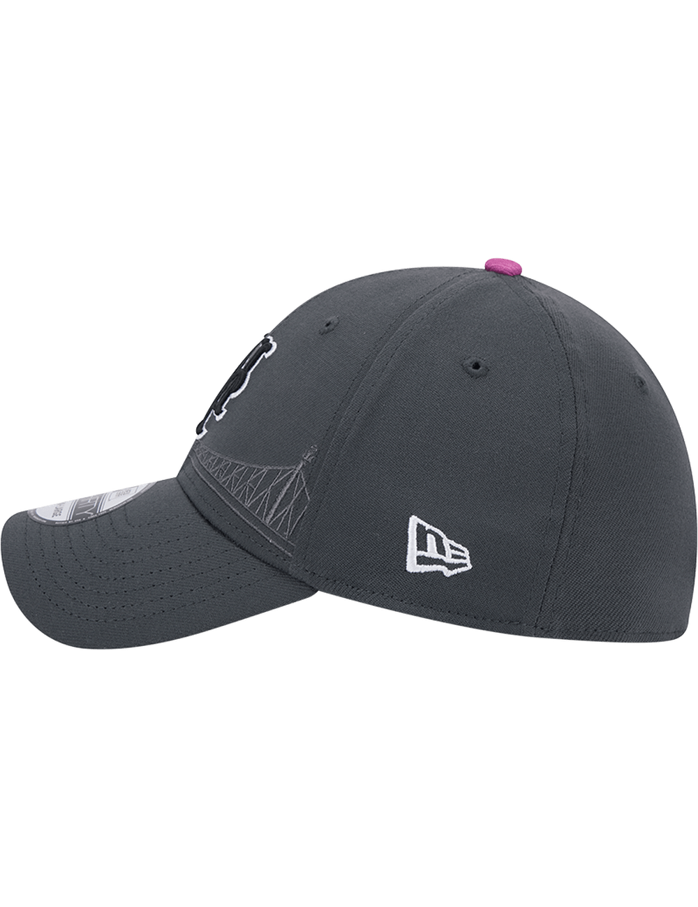 New York Mets New Era MLB City Connect 39THIRTY Stretch-Fit Hat - Graphite
