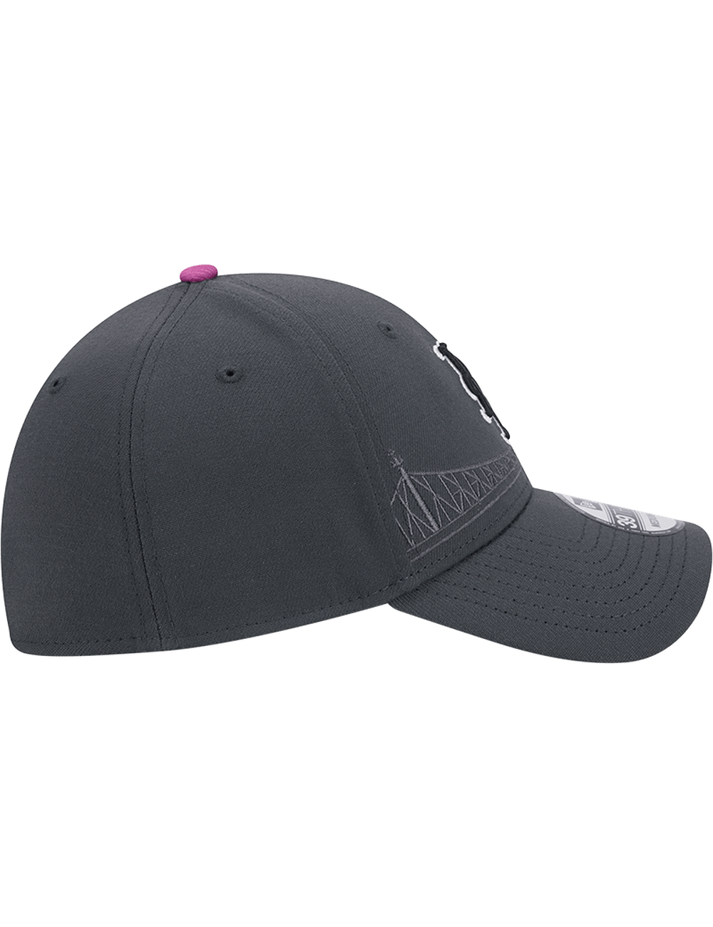 New York Mets New Era MLB City Connect 39THIRTY Stretch-Fit Hat - Graphite