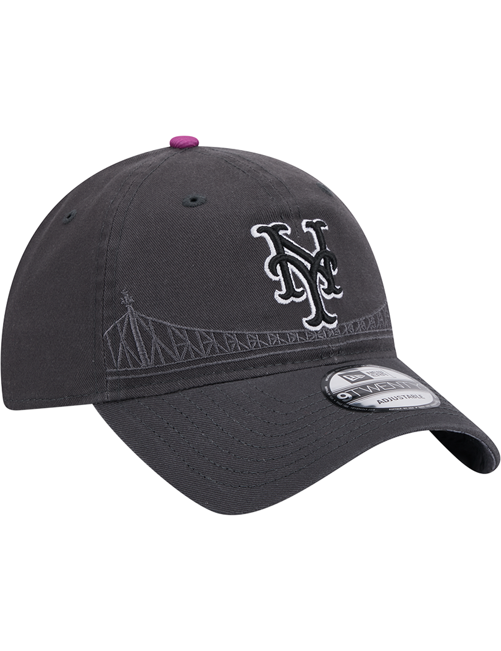 New York Mets New Era MLB City Connect 9TWENTY Strapback Hat - Graphite