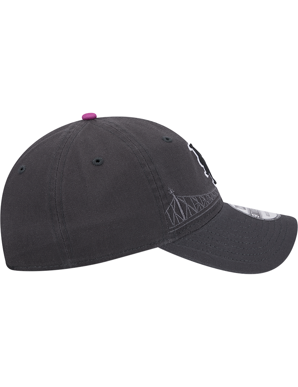 New York Mets New Era MLB City Connect 9TWENTY Strapback Hat - Graphite